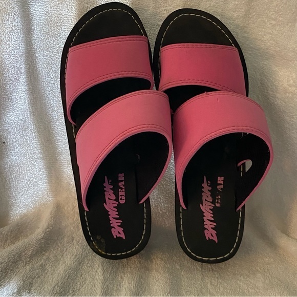 Baywatch Gear Shoes Sandals Women’s Pink Open Toe No Size Tag See Measurements - Picture 7 of 9